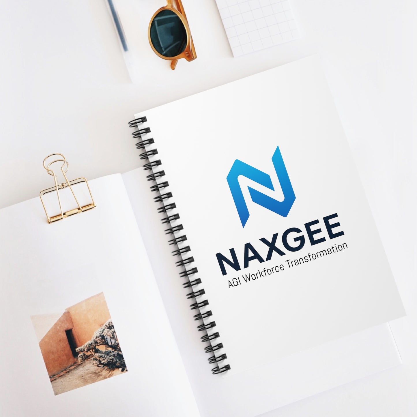 NaxGee Spiral Ruled Notebook