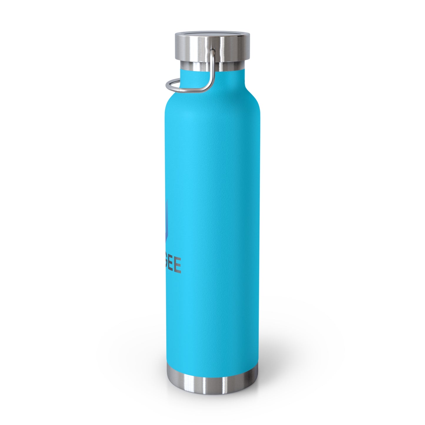 22oz Copper Vacuum Insulated Bottle — Stainless Cap, Leak‑Proof Travel Water Bottle