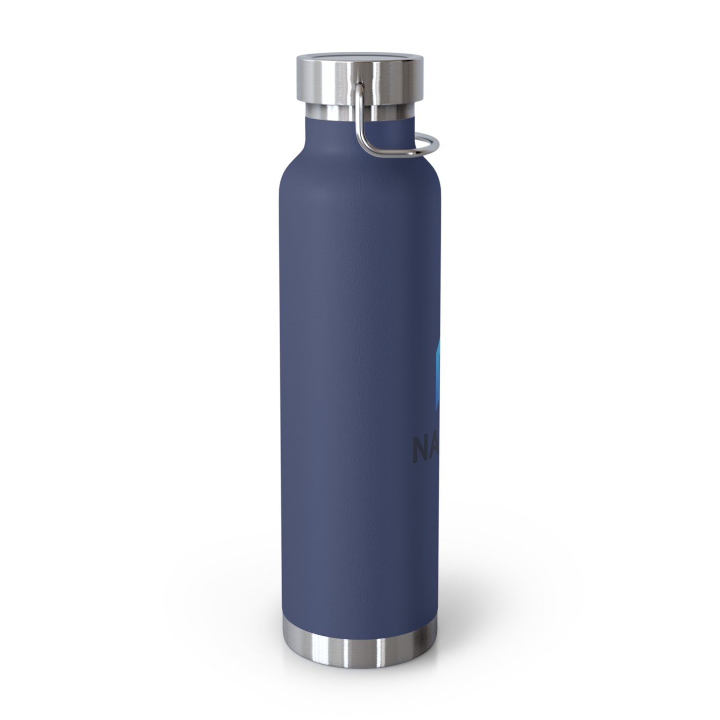 22oz Copper Vacuum Insulated Bottle — Stainless Cap, Leak‑Proof Travel Water Bottle