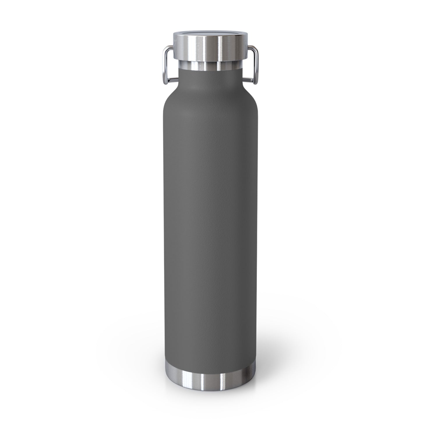 22oz Copper Vacuum Insulated Bottle — Stainless Cap, Leak‑Proof Travel Water Bottle