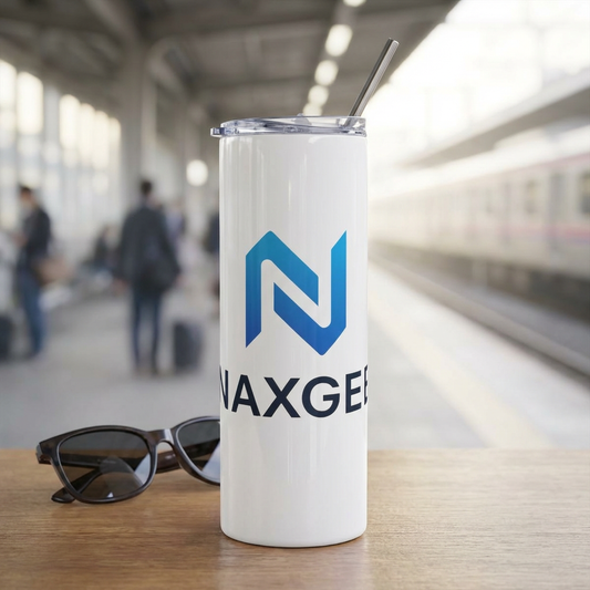 NaxGee Logo 20oz Stainless Steel Tumbler – Insulated Travel Cup