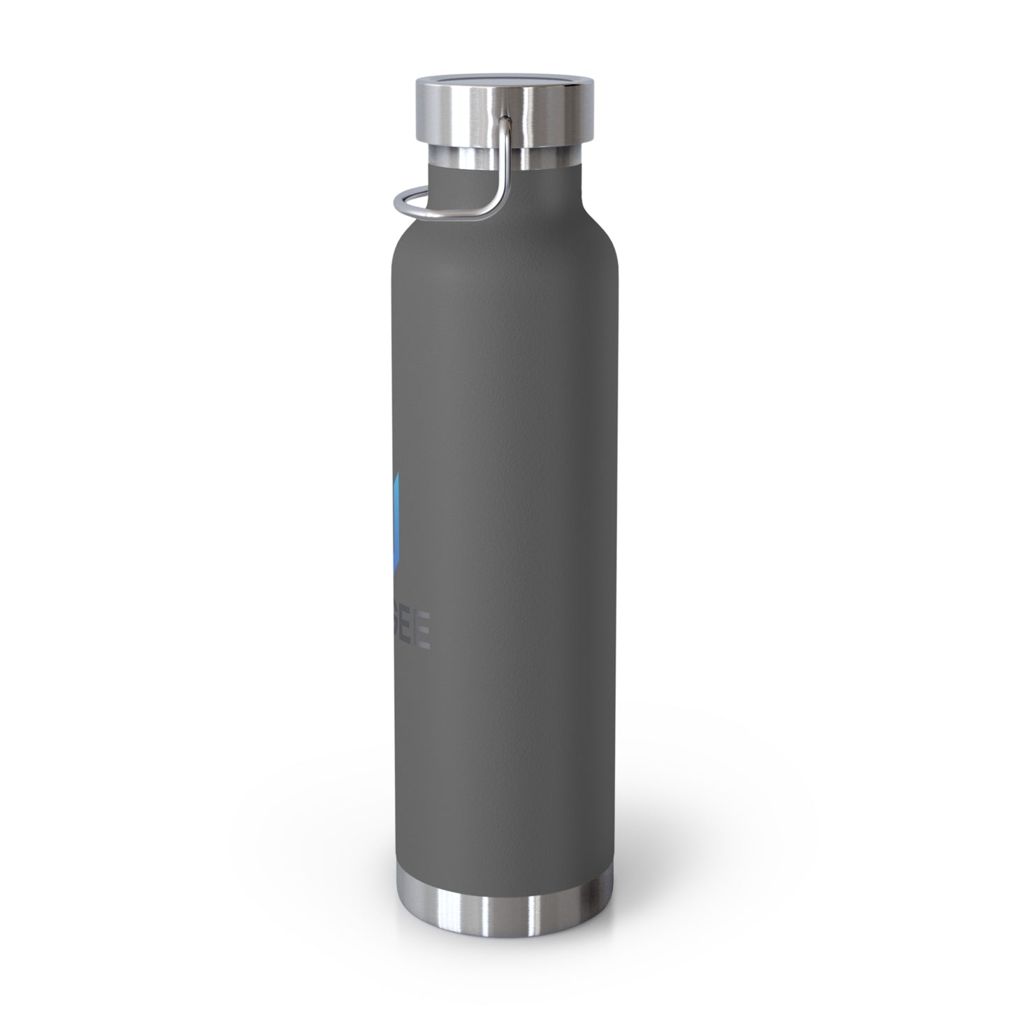 22oz Copper Vacuum Insulated Bottle — Stainless Cap, Leak‑Proof Travel Water Bottle