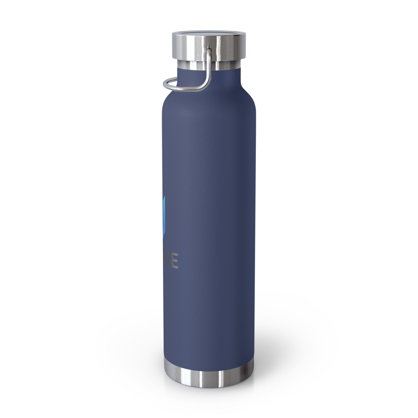 22oz Copper Vacuum Insulated Bottle — Stainless Cap, Leak‑Proof Travel Water Bottle