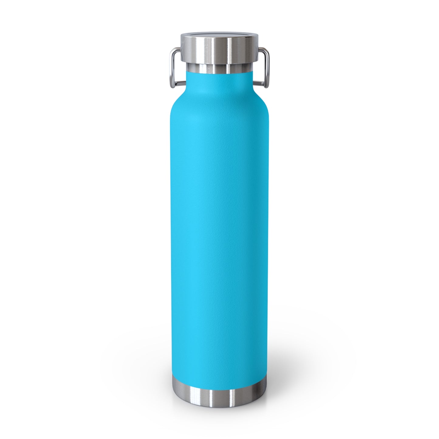 22oz Copper Vacuum Insulated Bottle — Stainless Cap, Leak‑Proof Travel Water Bottle