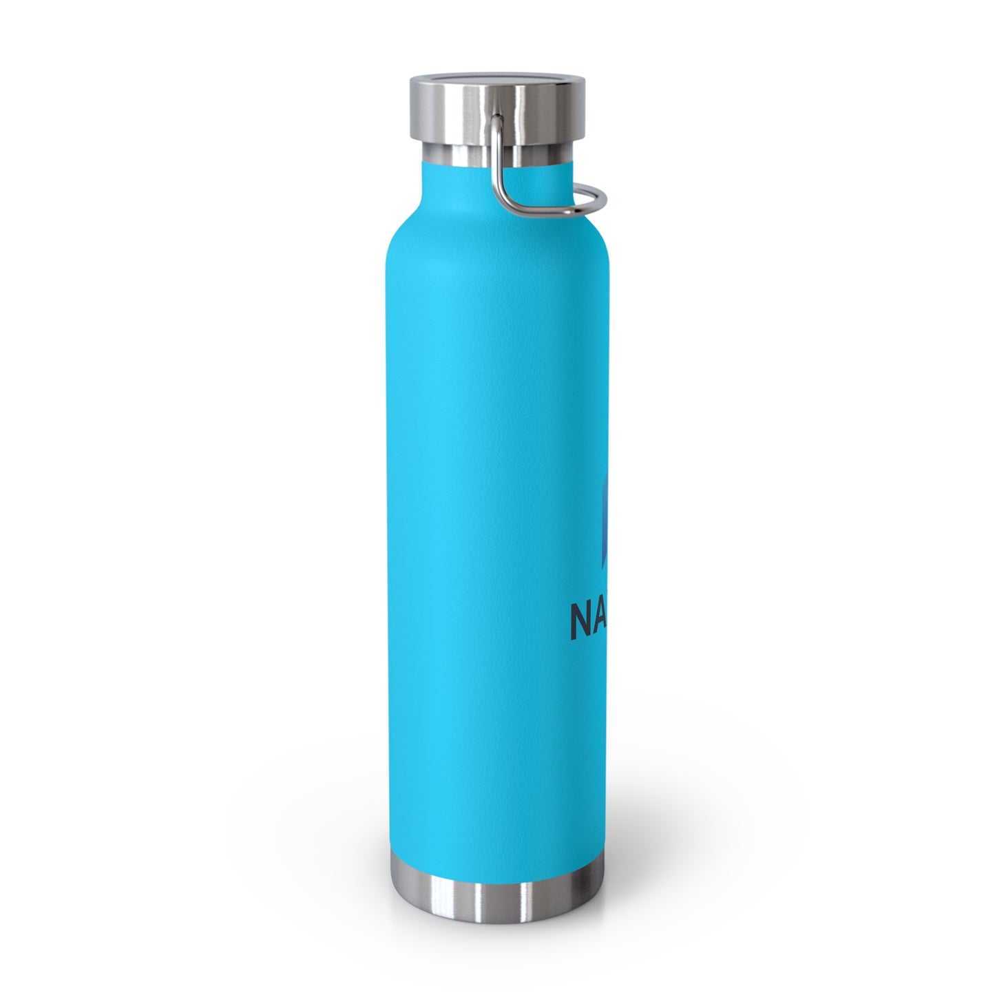 22oz Copper Vacuum Insulated Bottle — Stainless Cap, Leak‑Proof Travel Water Bottle