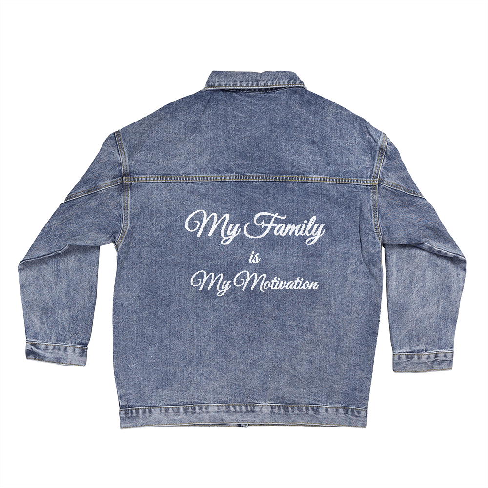 W*N My Family - Oversized Women's Denim Jacket