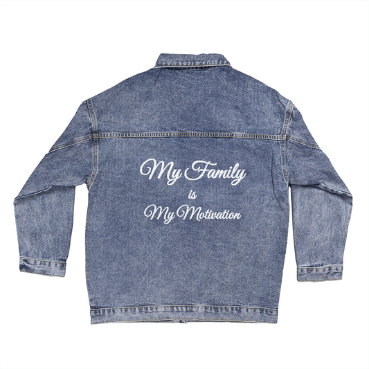 W*N My Family - Oversized Women's Denim Jacket