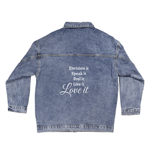 W*N Envision It Oversized Women's Denim Jacket